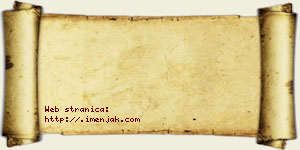 Hana Marković vizit kartica